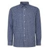 Bigdude Long Sleeve Check Shirt Grey/Blue -Urban Fit Shop e2f12456 bd23ls20 09 1