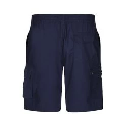 Bigdude Light Weight Elasticated Waist Cargo Shorts Navy -Urban Fit Shop e2f94b32 bd22sh0m6 02 navy 3