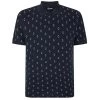 Bigdude Geometric Print Polo Shirt Navy -Urban Fit Shop e470cee5 3