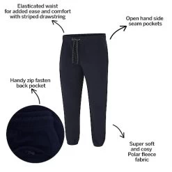 Bigdude Polar Fleece Joggers Navy -Urban Fit Shop e4a98a06 bd23j0720navyv