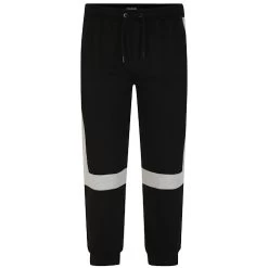 Bigdude Colour Block Joggers Black -Urban Fit Shop e547f7a5 bd23j03 01 1