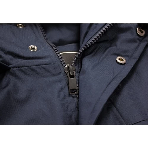 Bigdude Full Zip Parka Coat Navy 10 Bigdude Full Zip Parka Coat Navy - Image 8