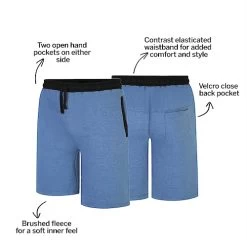 Bigdude Contrast Sweat Shorts Denim Marl 12 Bigdude Contrast Sweat Shorts Denim Marl -Urban Fit Shop e871bc6a bd19sh0520blue