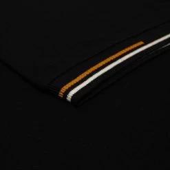 Bigdude Designer Tipped Polo Shirt Black -Urban Fit Shop e966369f img 8392