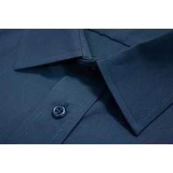 Bigdude Classic Long Sleeve Poplin Shirt Petrol -Urban Fit Shop e98278a1 img 7990