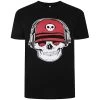 Bigdude Skull Headphones Print T-Shirt Black -Urban Fit Shop e9f20c91 nocode skullblack 1