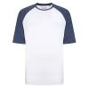 Bigdude Contrast Raglan Sleeve T-Shirt White/Denim Marl Tall 2 Bigdude Contrast Raglan Sleeve T-Shirt White/Denim Marl Tall -Urban Fit Shop eaceb004 0f000c9e bd19ts62 33 white 1