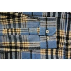 Bigdude Summer Long Sleeve Flannel Shirt Blue Tall -Urban Fit Shop eb8ceda8 bd23ls01 20 2