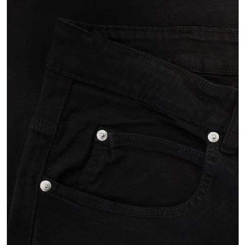 Bigdude Loose Fit Straight Cut Stretch Jeans Black 8 Bigdude Loose Fit Straight Cut Stretch Jeans Black - Image 6