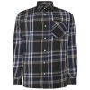 Bigdude Long Sleeve Check Flannel Shirt Royal Blue