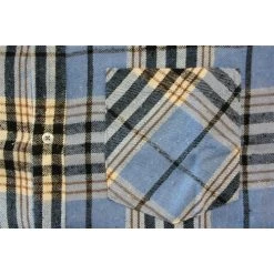 Bigdude Summer Long Sleeve Flannel Shirt Blue Tall -Urban Fit Shop eda6e6dc bd23ls01 20 1