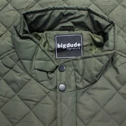 Bigdude Classic Quilted Jacket Khaki -Urban Fit Shop ee7ef2a5 img 9051