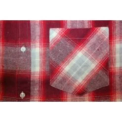 Bigdude Summer Long Sleeve Flannel Shirt Red -Urban Fit Shop efa3978a bd23ls01 22 1