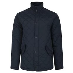 Bigdude Classic Quilted Jacket Navy