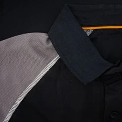 Bigdude Workwear Polo Shirt Black/Charcoal -Urban Fit Shop f25023d8 img 8702
