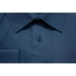 Bigdude Classic Long Sleeve Poplin Shirt Petrol Tall -Urban Fit Shop f42bf6da img 7991