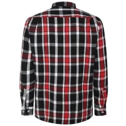 Bigdude Long Sleeve Check Flannel Shirt Red -Urban Fit Shop f5142b73 bd23ls04 03 2