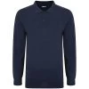 Bigdude Long Sleeve Polo Shirt Navy -Urban Fit Shop f54b02a5 bdt81p05 02 navy 1 1
