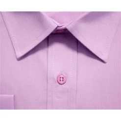 Bigdude Classic Long Sleeve Poplin Shirt Violet -Urban Fit Shop facc8fc4 img 8008