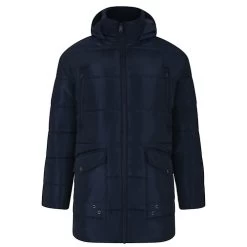 Bigdude Hooded Puffer Jacket Navy