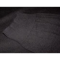 Bigdude Plain Crew Neck Knitted Jumper Black Tall -Urban Fit Shop fca4772a img 9268