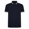 Bigdude Jacquard Contrast Pique Polo Shirt Navy -Urban Fit Shop fe9017ea bd22p 10 02 navy 1