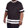 Bigdude Contrast Stripe T-Shirt Black -Urban Fit Shop img 0120 clipped rev 1