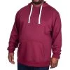 Bigdude Essentials Pullover Hoody Burgundy -Urban Fit Shop img 0171 clipped rev 1 1