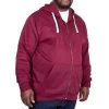 Bigdude Essentials Hoody Burgundy Tall