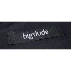 Bigdude Classic Long Sleeve Poplin Shirt Black Tall -Urban Fit Shop img 0445 4