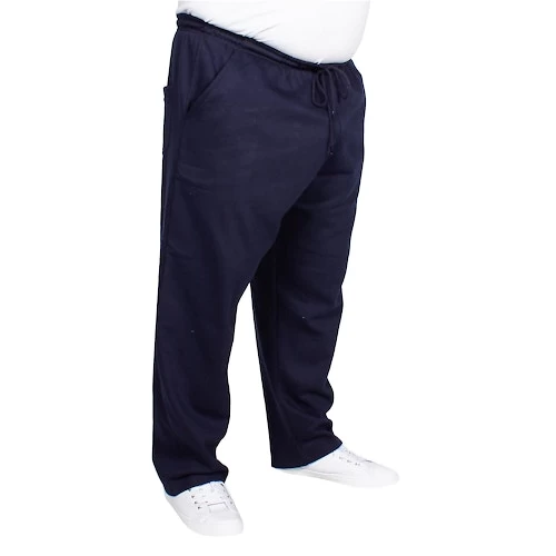 Bigdude Open Hem Joggers Navy 4 Bigdude Open Hem Joggers Navy - Image 2
