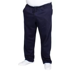 Bigdude Open Hem Joggers Navy