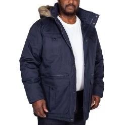 Bigdude Full Zip Parka Coat Navy 16 Bigdude Full Zip Parka Coat Navy -Urban Fit Shop img 1026 clipped rev 1