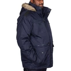 Bigdude Full Zip Parka Coat Navy 18 Bigdude Full Zip Parka Coat Navy -Urban Fit Shop img 1036 clipped rev 1
