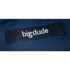 Bigdude Classic Short Sleeve Poplin Shirt Navy -Urban Fit Shop img 1047 1