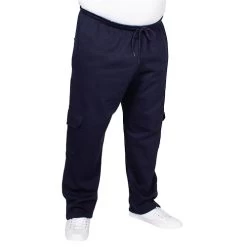Bigdude Straight Leg Cargo Joggers Navy -Urban Fit Shop img 1317 clipped rev 1