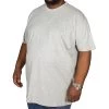 Bigdude Plain Crew Neck T-Shirt Grey -Urban Fit Shop img 1525 clipped rev 1 1