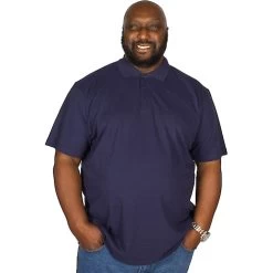 Bigdude Plain Polo Shirt- Navy -Urban Fit Shop img 1553 clipped rev 1