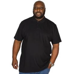 Bigdude Plain Polo Shirt - Black -Urban Fit Shop img 1559 clipped rev 1