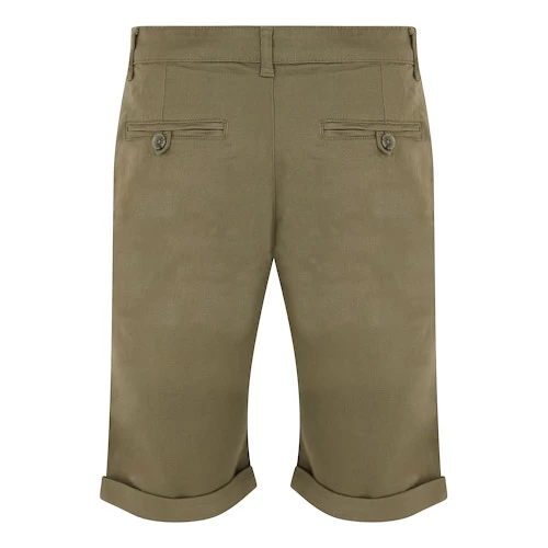 Bigdude Stretch Chino Shorts Light Khaki 6 Bigdude Stretch Chino Shorts Light Khaki - Image 4