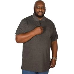 Bigdude Polo Shirt With Pocket Charcoal -Urban Fit Shop img 2364 clipped rev 1
