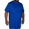 Bigdude Plain Crew Neck T-Shirt Royal Blue -Urban Fit Shop img 2391 clipped rev 1