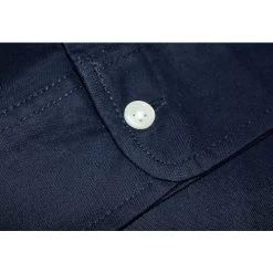 Bigdude Oxford Long Sleeve Shirt Navy Tall -Urban Fit Shop img 2785 2