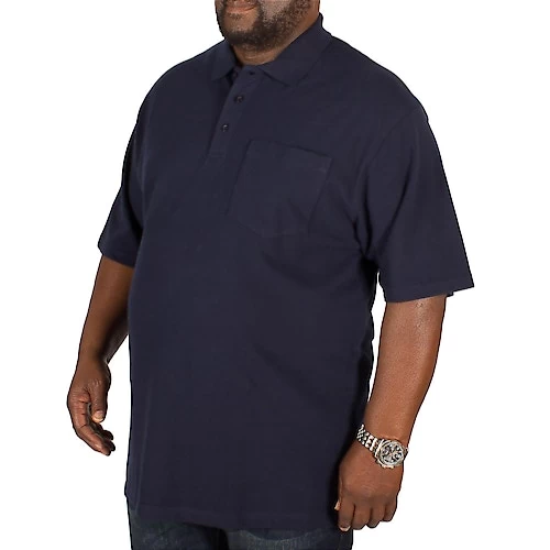 Bigdude Polo Shirt With Pocket Navy 3 Bigdude Polo Shirt With Pocket Navy