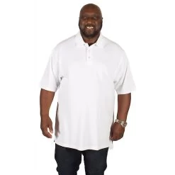 Bigdude Plain Polo Shirt White -Urban Fit Shop img 3851 clipped rev 1