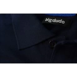 Bigdude Plain Polo Shirt Navy Tall -Urban Fit Shop img 3995 1