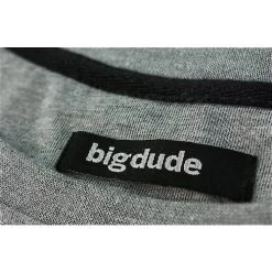 Bigdude Plain Crew Neck T-Shirt Grey -Urban Fit Shop img 4028