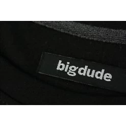 Bigdude Plain Crew Neck T-Shirt Black Tall -Urban Fit Shop img 4035 1 1