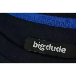 Bigdude Plain Crew Neck T-Shirt Navy Tall -Urban Fit Shop img 4043 1 2