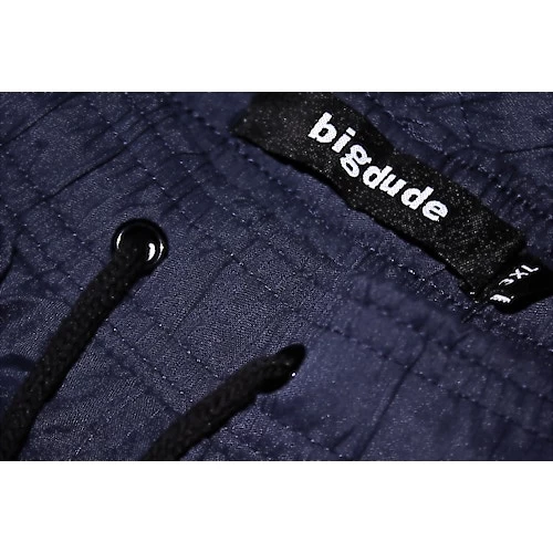 Bigdude Plain Swim Shorts Navy 6 Bigdude Plain Swim Shorts Navy - Image 4